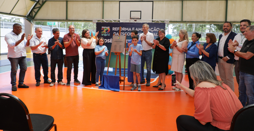 Prefeitura de Pinhais reinaugura a Escola Municipal José Brunetti Gugelmin